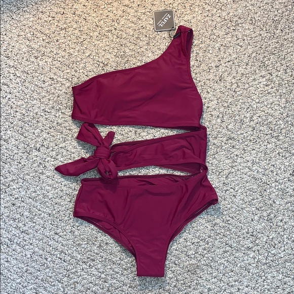 Zaful Other - Super sexy plum one piece!!